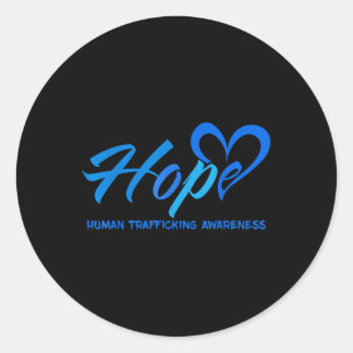 Adesivo Esperança para acabar com o tráfico de seres human