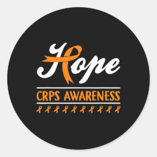 Adesivo Esperança Rsd Crps Conscientização Mês Laranja Fit