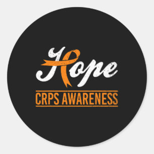Adesivo Esperança Rsd Crps Conscientização Mês Laranja Fit