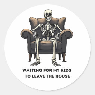 Adesivo Esperando meus filhos saírem de casa