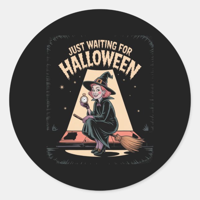 Adesivo Esperando pelo verão do Halloween (Frente)