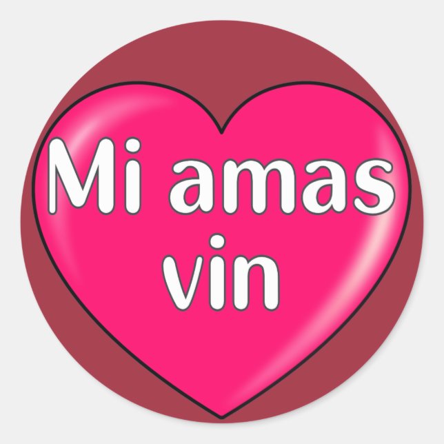 Adesivo Esperanto - Eu te amo (Frente)