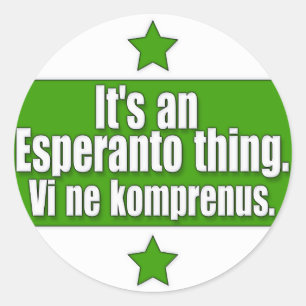 Adesivo EsperantoThing