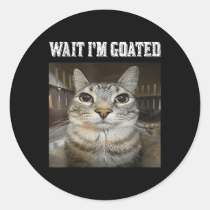 Adesivo Espere, eu tenho um "Humor de Gato"