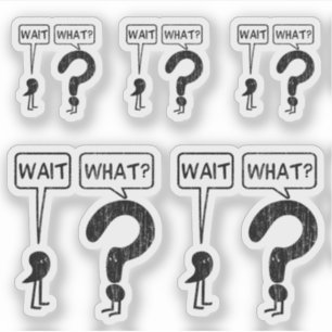 Adesivo Espere Que Caricatura Gramática 5 Cuido De Contor