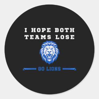 Adesivo Espero Que Ambos Os Grupos, Perder, Vão Lion Men E