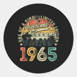 Adesivo Espetacular desde maio de 1965 60º aniversário
