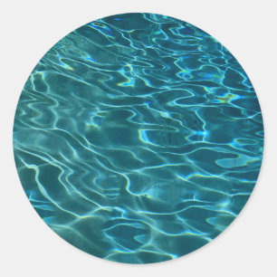 Adesivo Espetáculo de águas salgadas do oceano azul Elegan