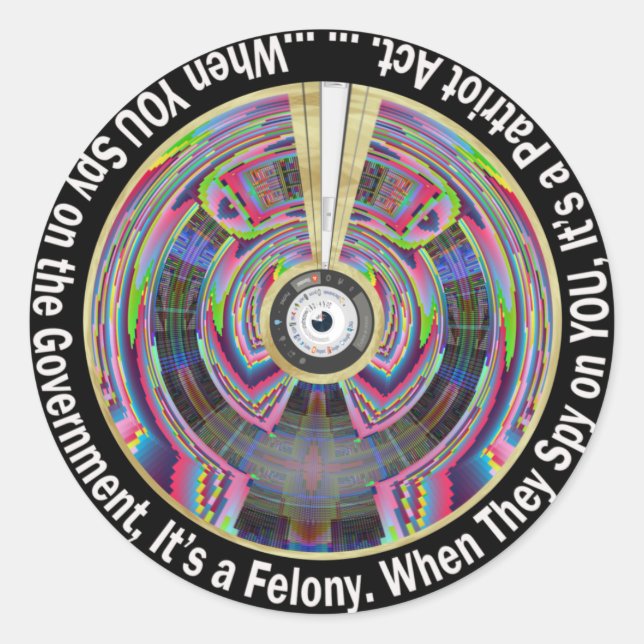 Adesivo Espie no Vinheta do Ato Patriótico (Frente)