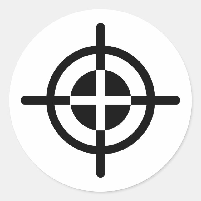 Adesivo Espingarda cruzada (Frente)