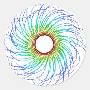 Adesivo Espiral Colorida