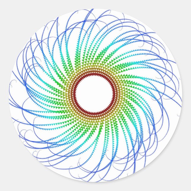 Adesivo Espiral Colorida (Frente)