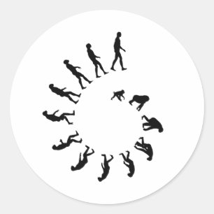 Adesivo Espiral da Evolução