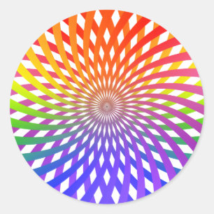 Adesivo Espiral da Roda de Cores: