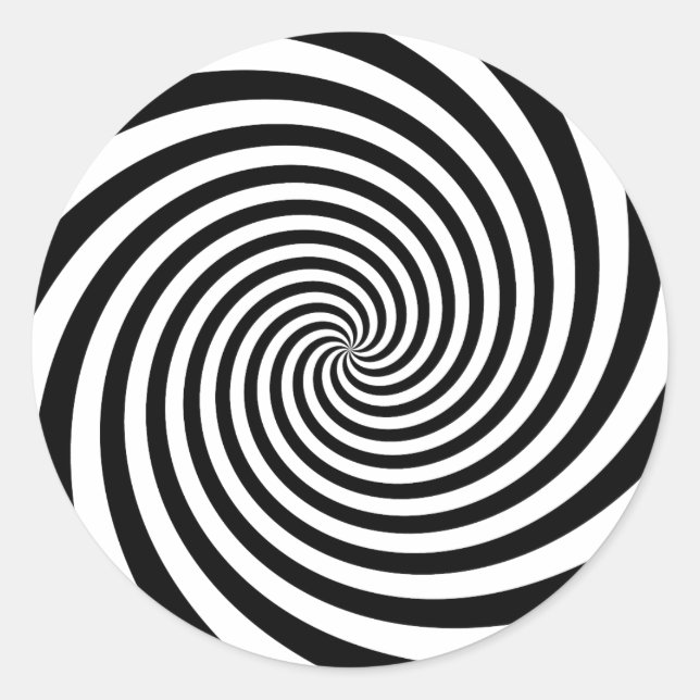 Adesivo Espiral Preta (Frente)