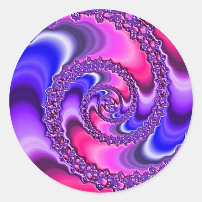 Adesivo Espiral Roxo (Frente)