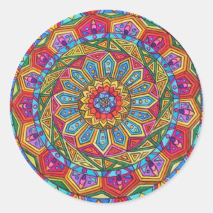 Adesivo Espírito & alma, mandala #10