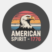 Espírito Americano 1776 Patriótico 4 de Julho