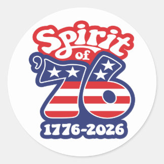 Adesivo Espírito de 76 - Groovy USA 250 - 1776-2026