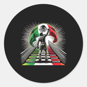 Adesivo Espírito de Honra do Fuerza no Boxing mexicano