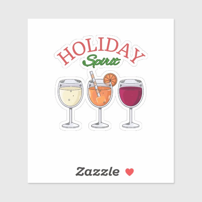 Adesivo Espírito de Natal (Folha)