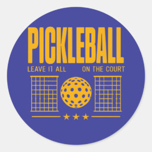 Adesivo Espírito De Pickleball - Deixe Tudo Na Corte
