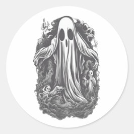 Adesivo Espírito do Dia das Bruxas 8, horrível, assustador