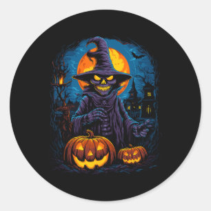 Adesivo Espírito Do Espírito Assustador Noturno Do Hallowe