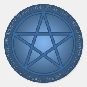 Adesivo Espírito do Pentacle da água