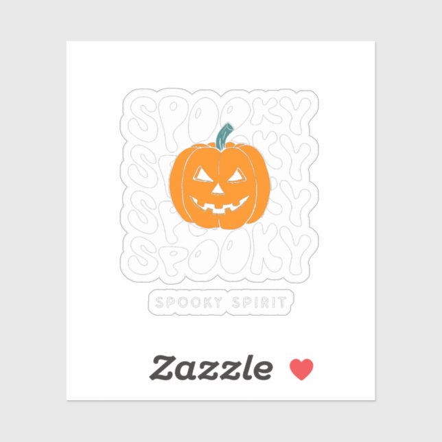 Adesivo Espírito Spooky (Folha)