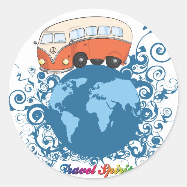 Adesivo Espírito viagem (Frente)