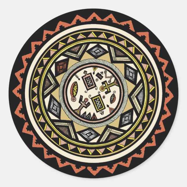 Adesivo Espíritos africanos (Frente)