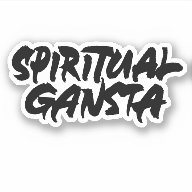 Adesivo Espiritual Gansta (Frente)