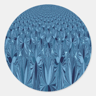 Adesivo Esplendor Celestial: Design de Rosa Azul Iridescen