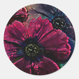 Adesivo Esplendor Vitoriano: Design Floral Exquisita