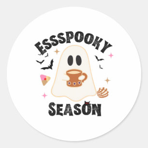 Adesivo Espooky Season Funny Ghost Groovy Retro Halloween