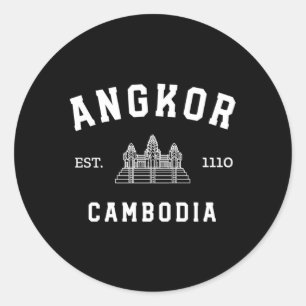 Adesivo Esportamento do Cambojano Khmer Angkor Wat