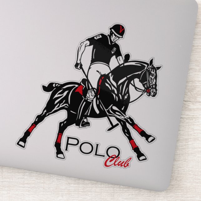 Adesivo esporte de polo equestre (Detalhe)