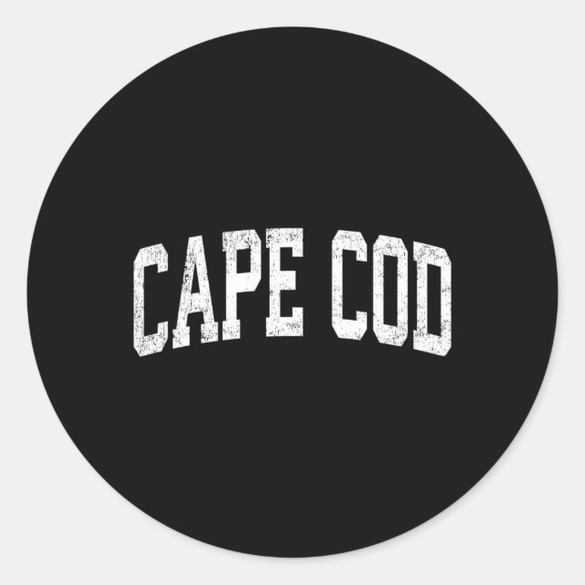 Adesivo Esporte Mãe de Massachusetts do Cabo Cod (Frente)