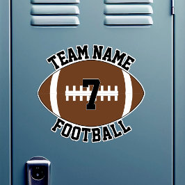 Adesivo Esporte Personalizado do Nome da Equipe de Futebol