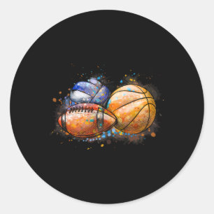 Adesivo Esportes Colorido Desenho Pé Venda 