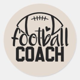 Adesivo Esportes de arte de treinador de futebol legal