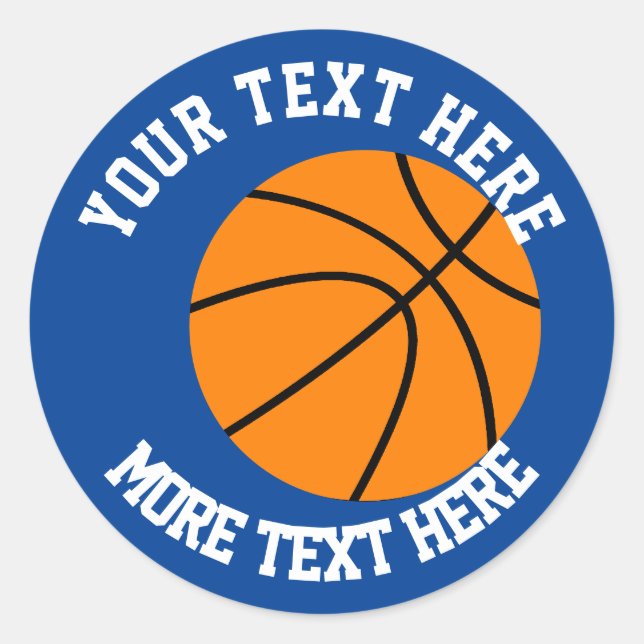 Adesivo Esportes de basquete para Festa de aniversário de  (Frente)