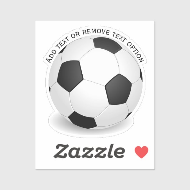 Adesivo Esportes De Bola De Futebol (Folha)