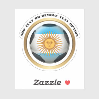 Adesivo Esportes de Bola de Futebol da Argentina