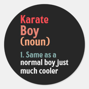 Adesivo Esportes de correio de definição de Karate