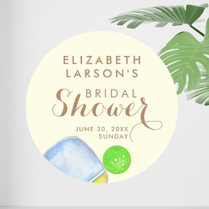 Adesivo Esportes de Lover Aquarela Pickleball Themed Brida