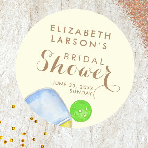 Adesivo Esportes de Lover Aquarela Pickleball Themed Brida