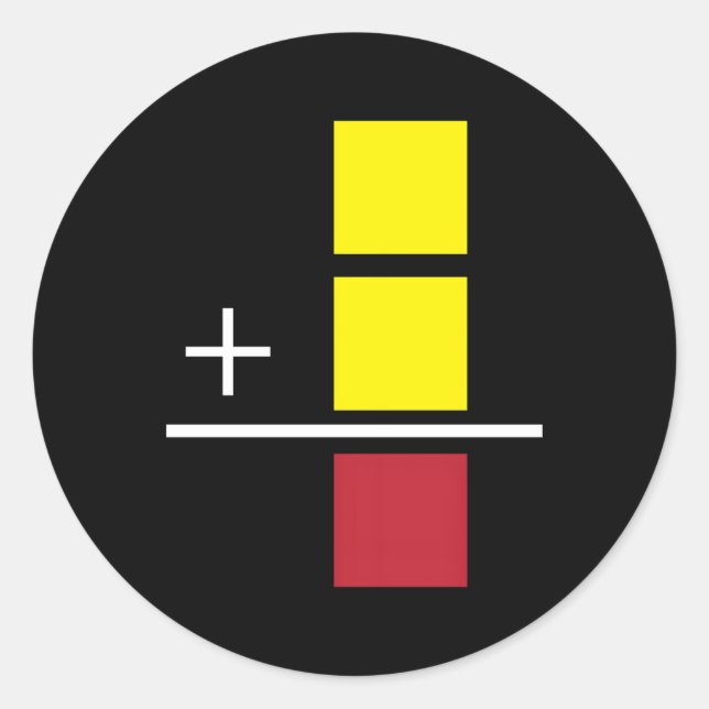 Adesivo Esportes De Referência De Cartão Vermelho Amarelo  (Frente)