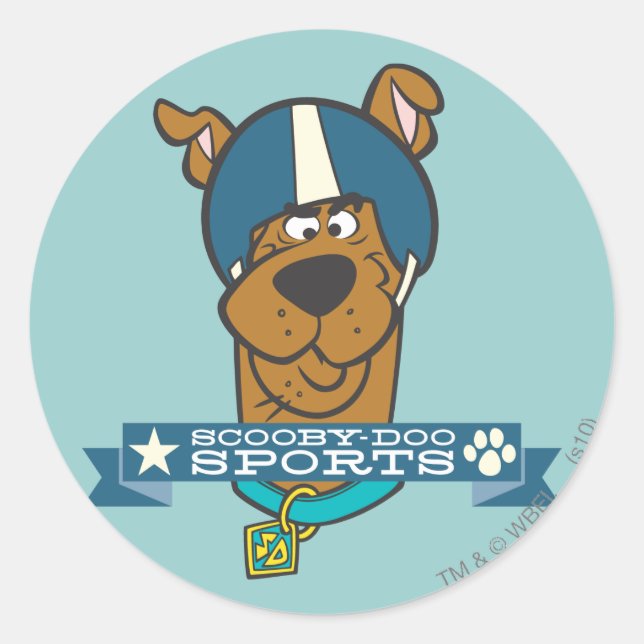 Adesivo Esportes Scooby-Doo (Frente)